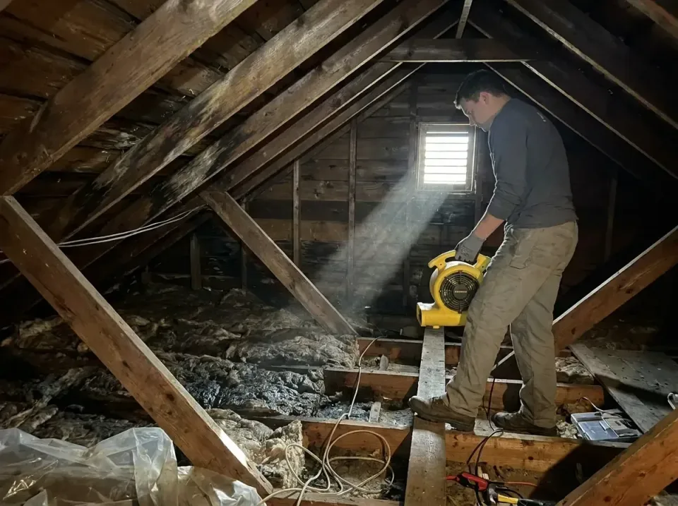 attic-water-damage-drying-proc-007 — frequently asked questions, Emergency Water Extraction & 24/7 Flood Response in Estacad…